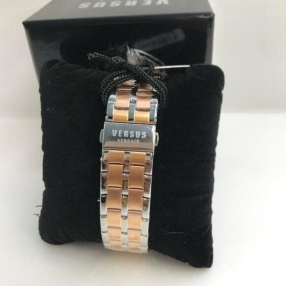 - New Authentic VERSUS Versace Men's Gray Dial Stainless Steel Bracelet Wa… - Picture 7 of 11